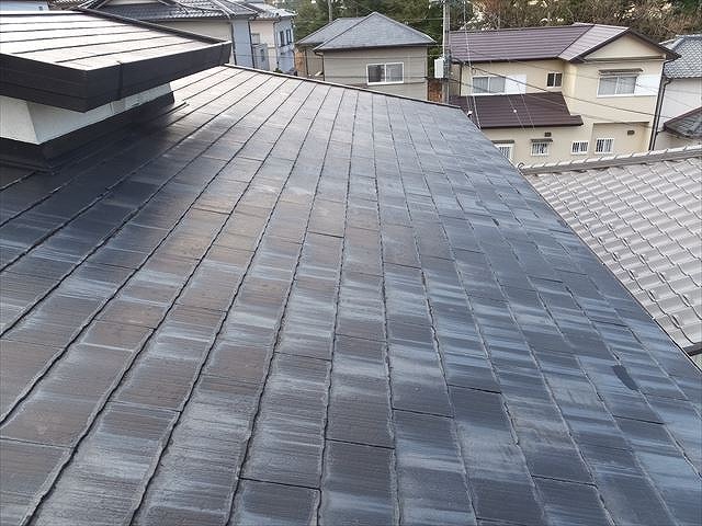 カラーベスト屋根の状態確認